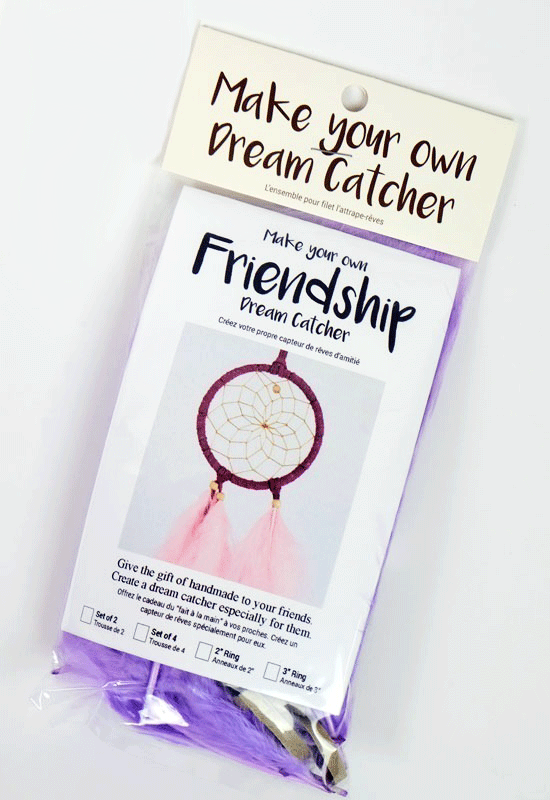 Friendship Dream Catchers Kit - 3" Bright Tones