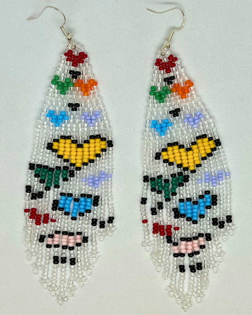 Beaded Earrings - Mary Qitsualuk