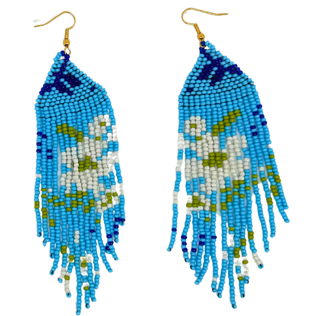 Beaded Earrings - Mary Qitsualuk