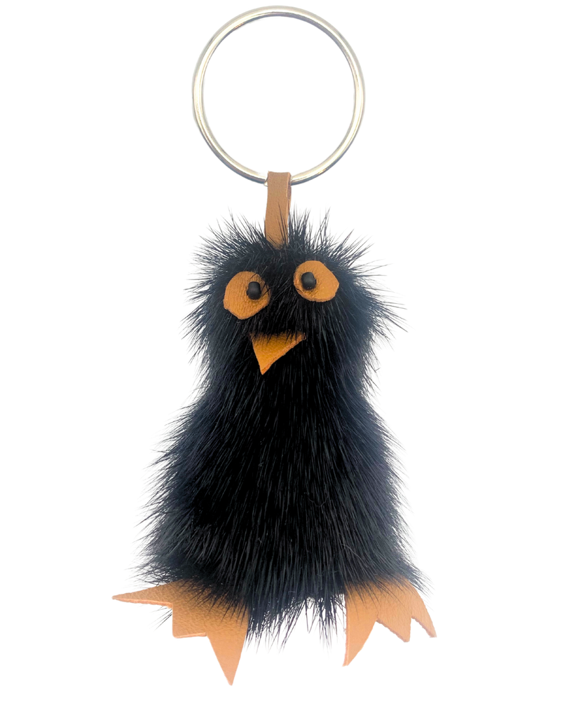 Beaded Ookpik Sealskin Keychain