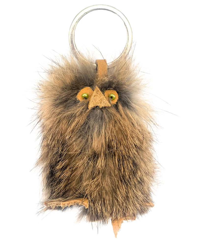 Beaded Ookpik Fur Keychain - Daisy Savard