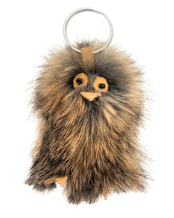 Beaded Ookpik Fur Keychain - Daisy Savard