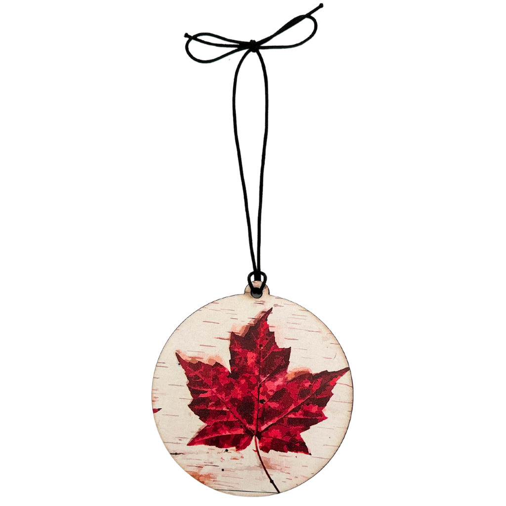 Maple Leaf Flag Ornament