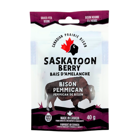 Bison Pemmican Jerky - Saskatoon Berry