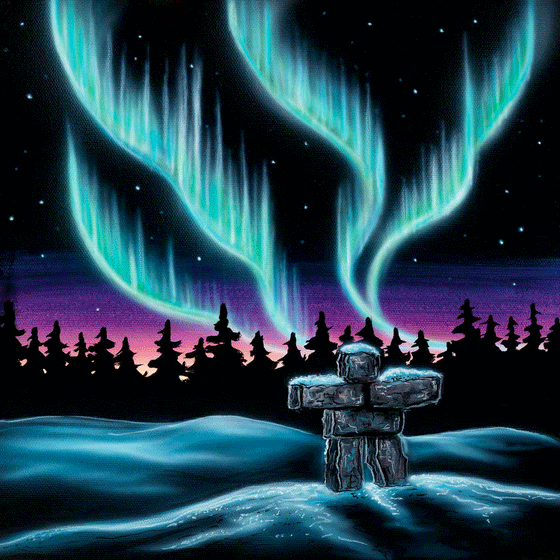 "Sky Dance - Inukshuk" - Amy Keller-Rempp