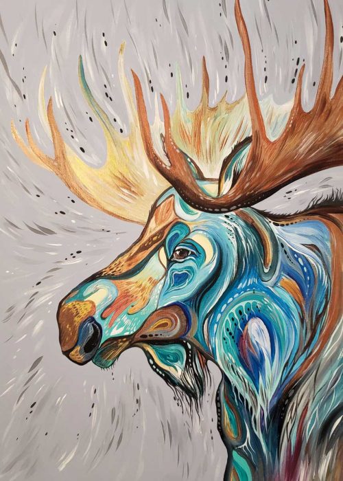 "Cree Style Moose" - Carla Joseph