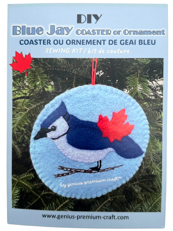 Blue Jay Coaster/Ornament - Craft Kit