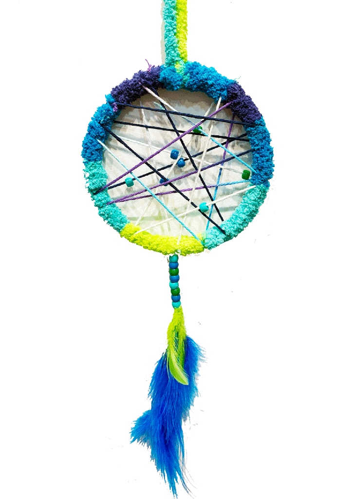 Kids Dream Catcher Kit - Blue