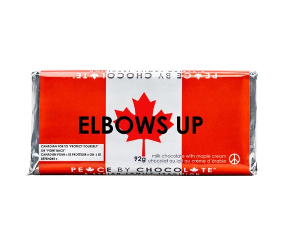 "Elbows Up" Maple Filled Chocolate Bar