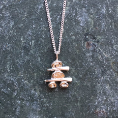 Sterling Silver cheapest Inukshuk Pendant (Small)