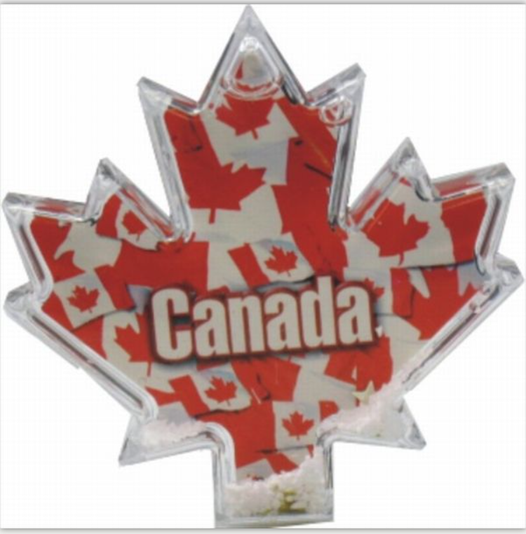 Canada Flag Leaf Water Magnet